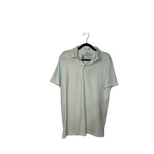 Boston Scott Golf Shirt Mens‎ Small Skull Palms Mint Golf Polo Modern Fit NWT